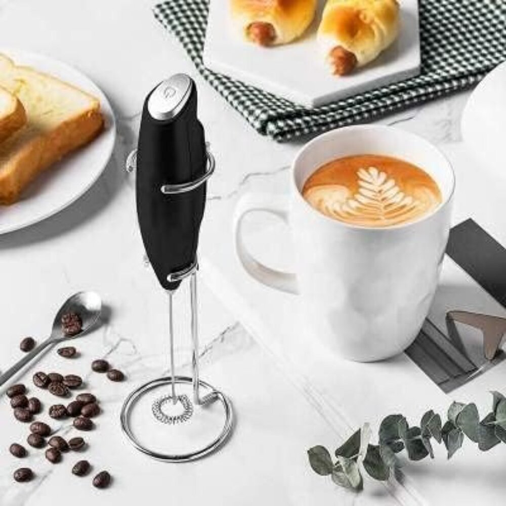 Portable Drink Mixer Stainless Steel Drink Mixer with Frother(1 Set(Any Color)
